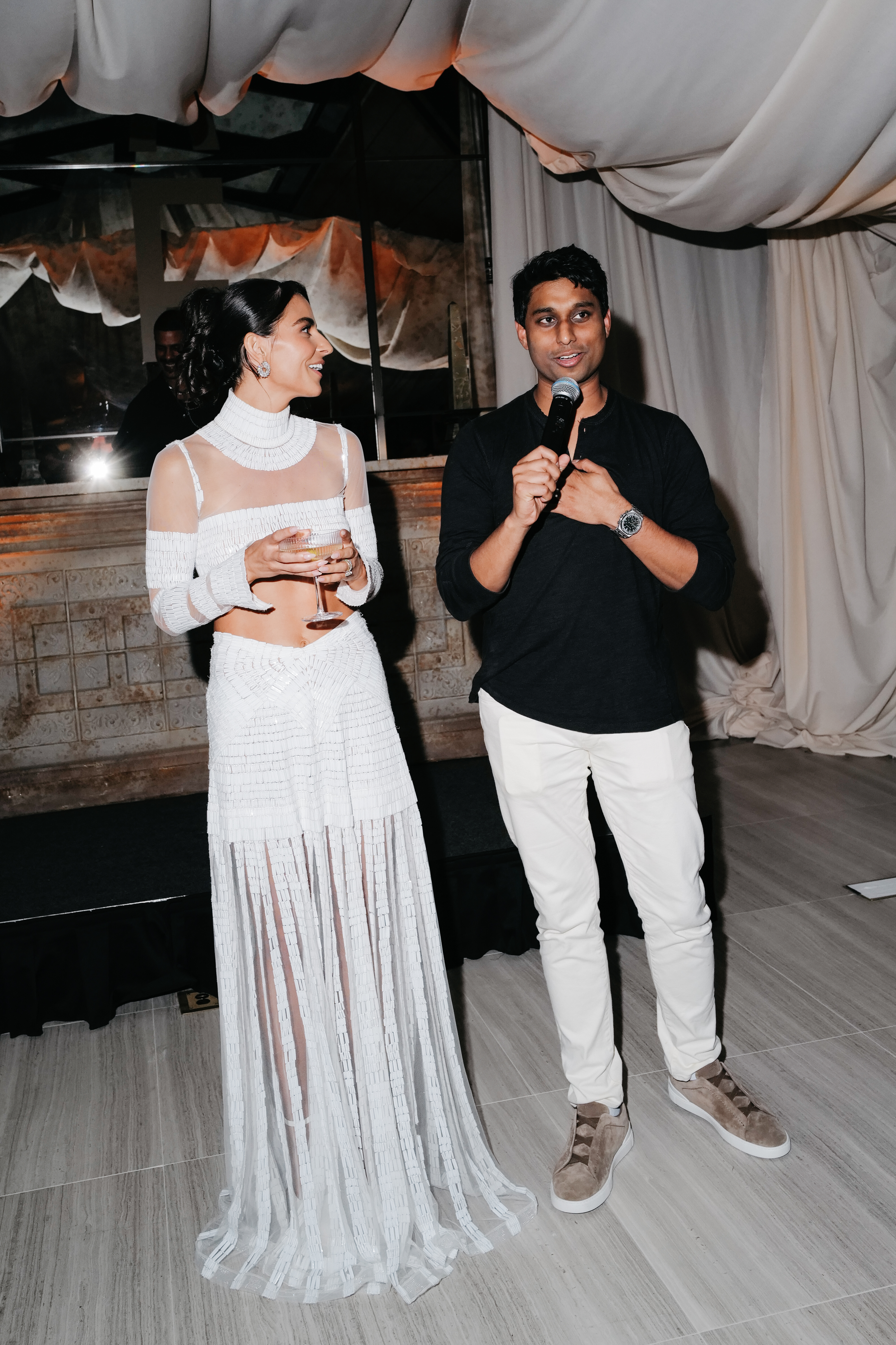 Ankur Jain and his wife Erika Hammond