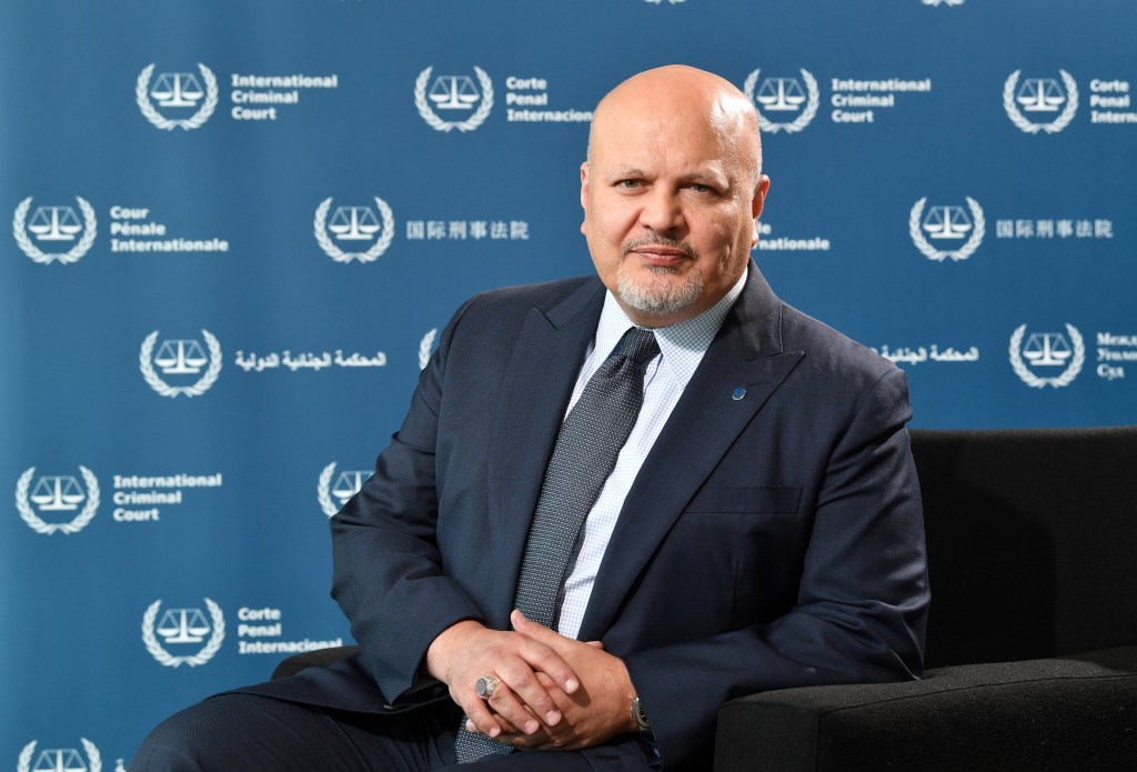 ICC Prosecutor Karim Khan was placed on a registry of sanctioned individuals and entities.