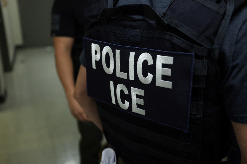 ICE agent's vest.