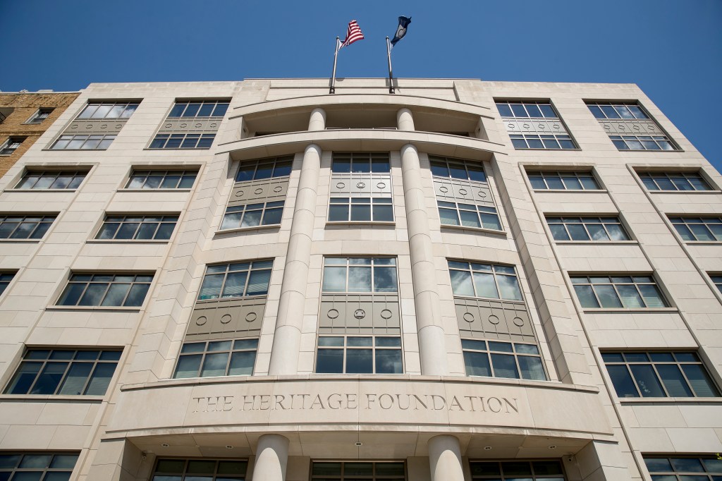 The Heritage Foundation building.