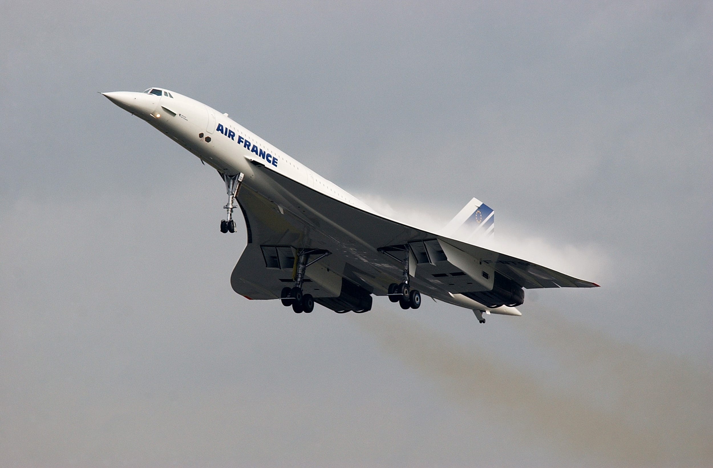 Concorde Sierra Delta in flight on 7 November 2001