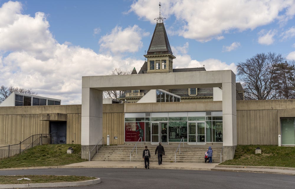 The Hudson River Museum, where Glenview mansion is.