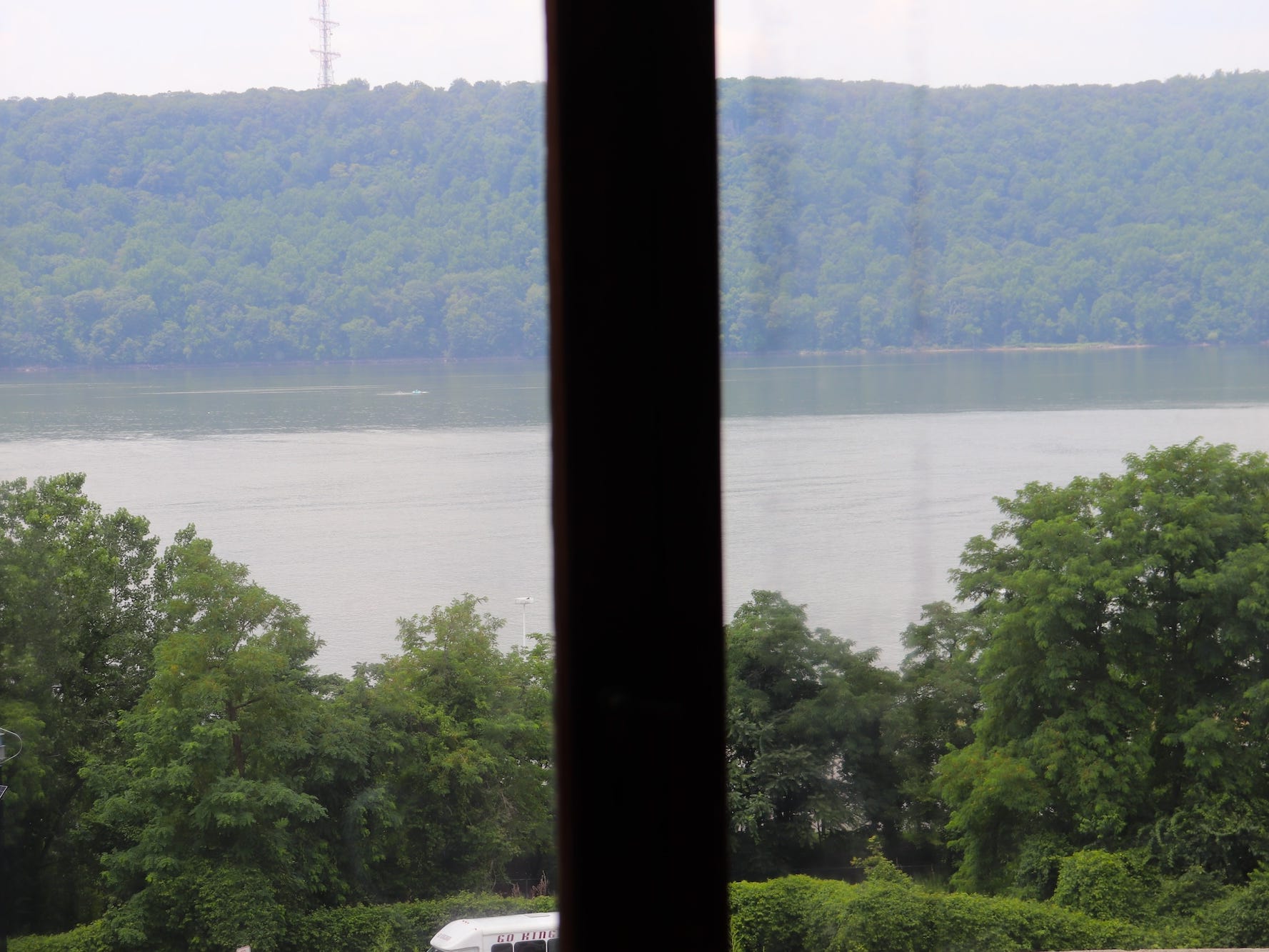 The Hudson River visible from Glenview.