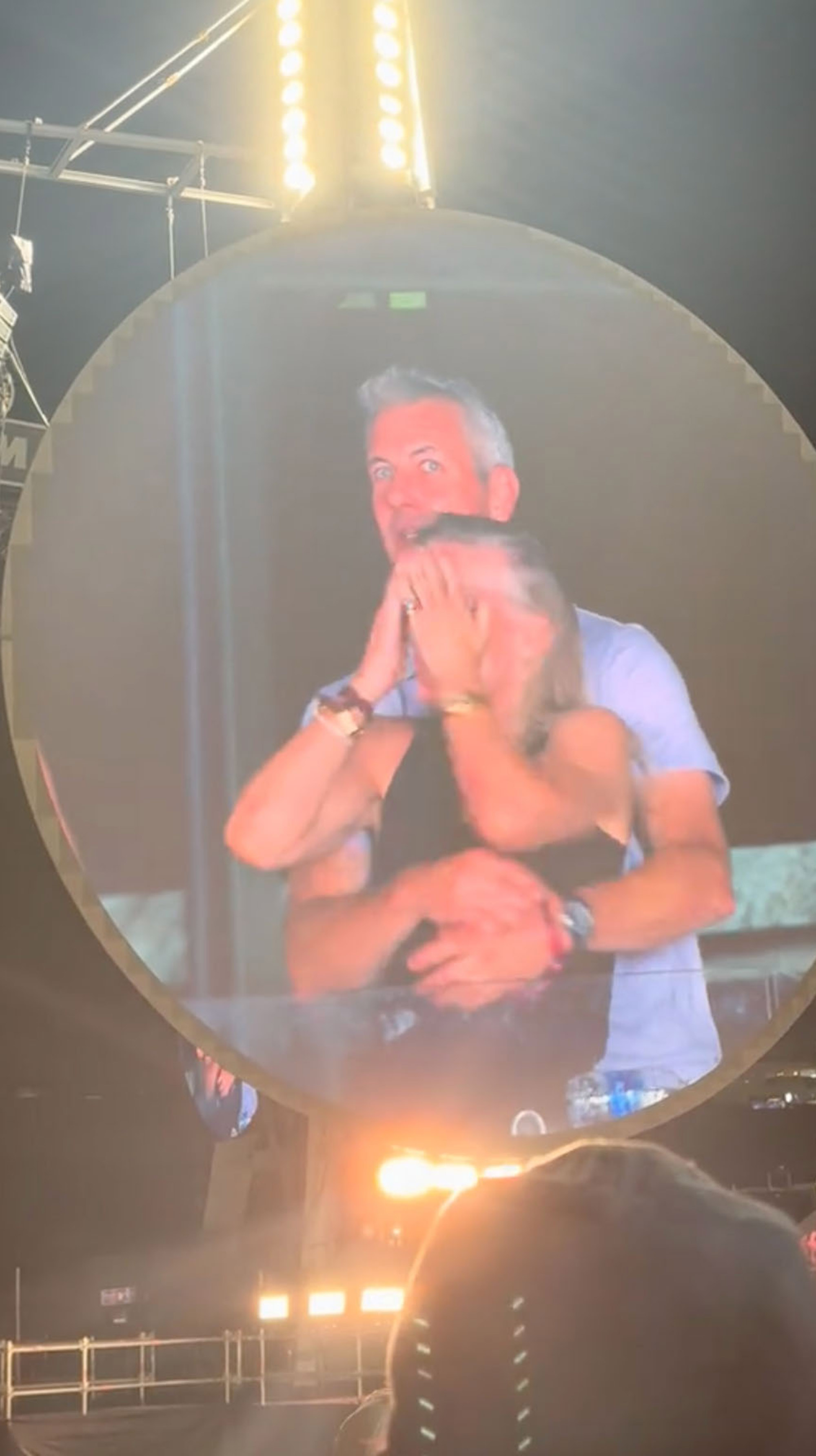 Andy Byron and Kristin Cabot at a Coldplay show.