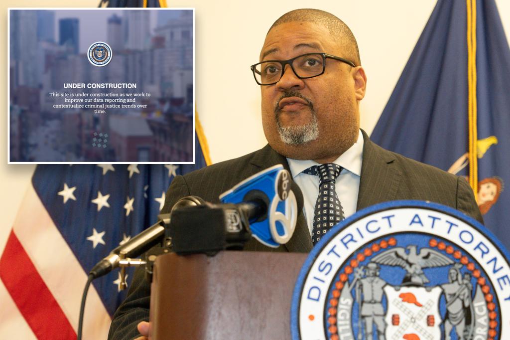 Nothing to ‘Bragg’ about: Manhattan DA quietly pulls data dashboard amid slipping convictions