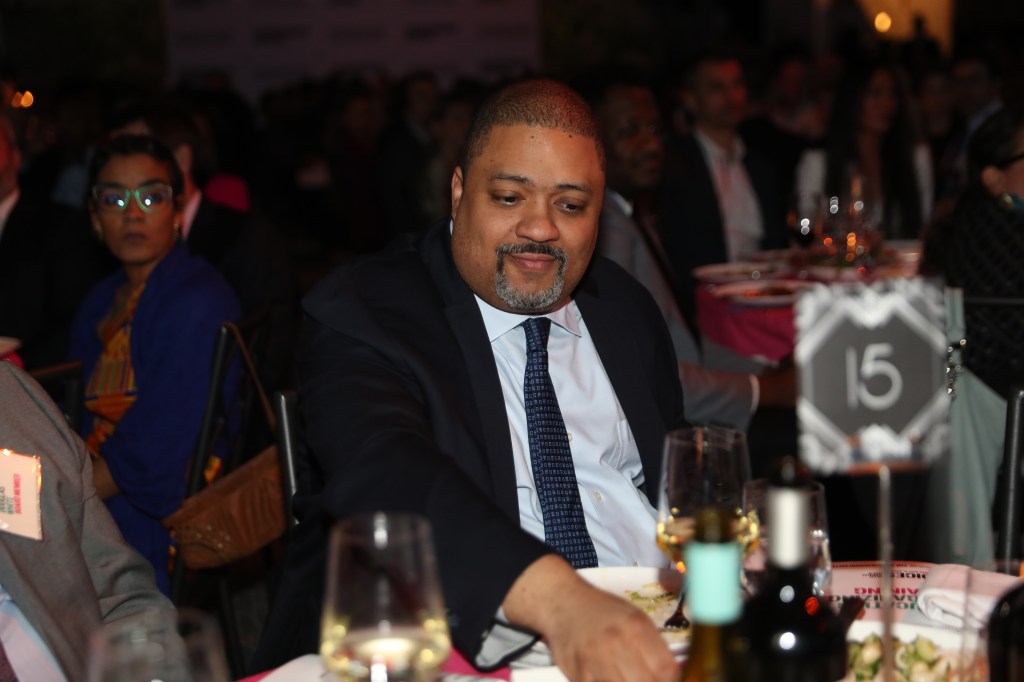 Manhattan District Attorney Alvin Bragg at a gala.