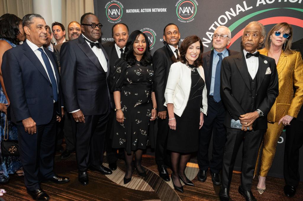 Group photo of attendees at the National Action Network convention.