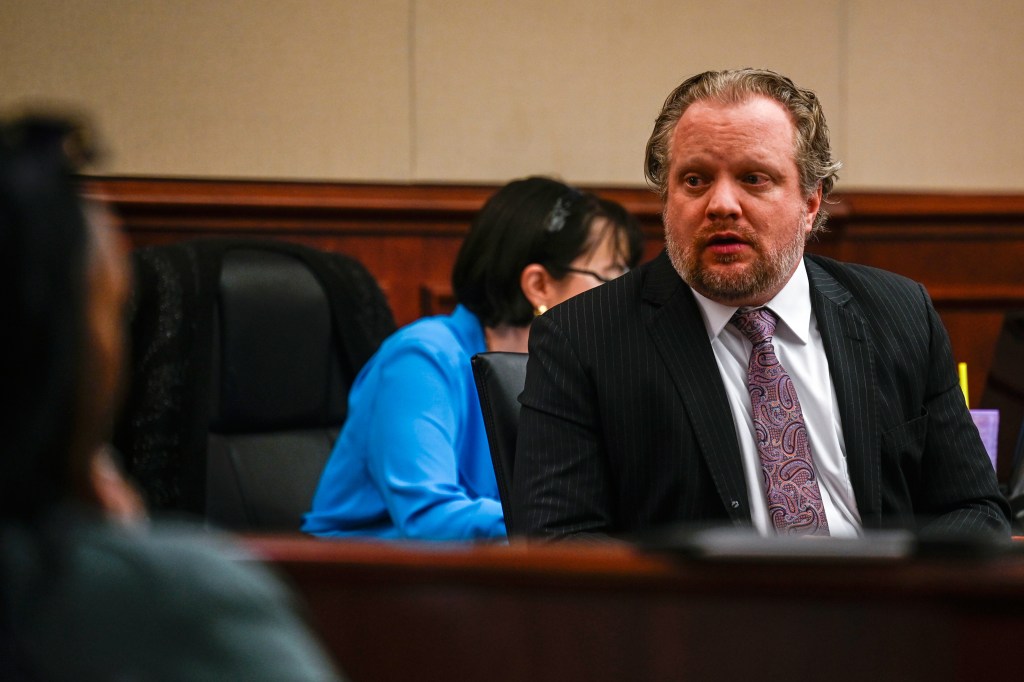 James Craig at his murder trial.