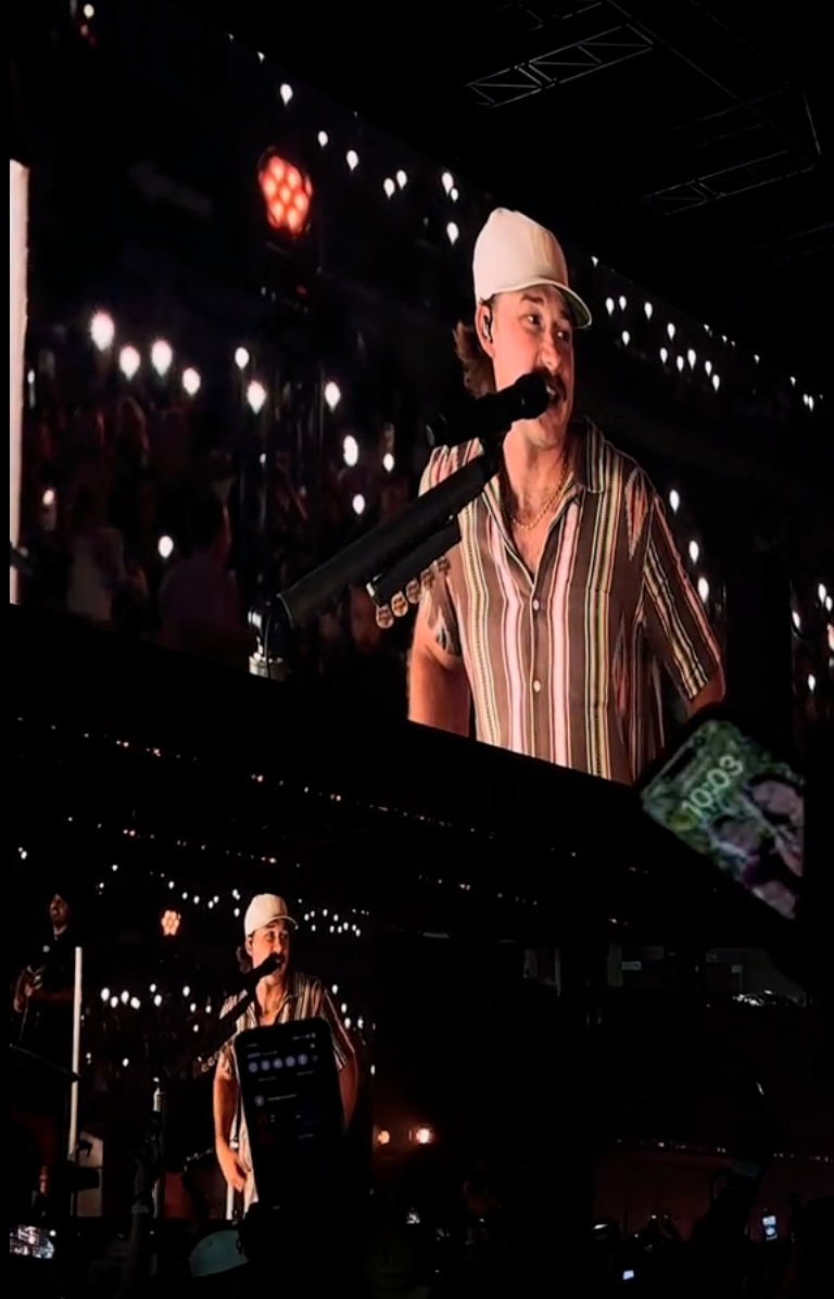 Morgan Wallen performing in 2025