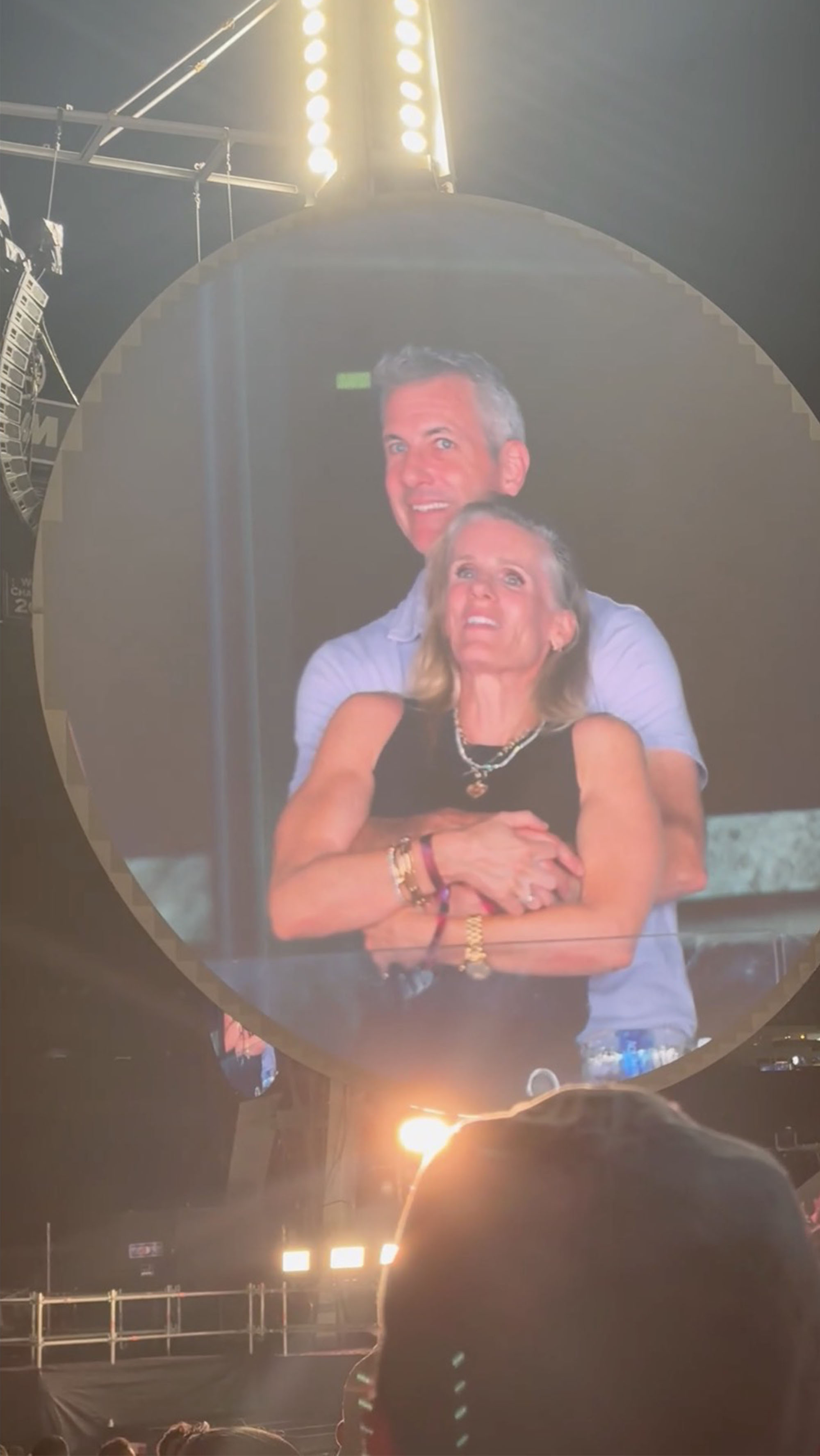 Andy Byron and Kristin Cabot at the Coldplay concert.