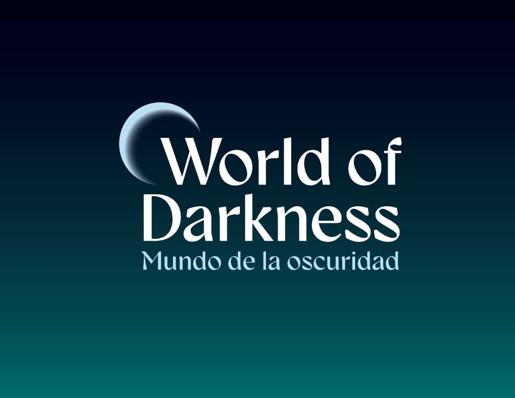 World of Darkness logo with a crescent moon.