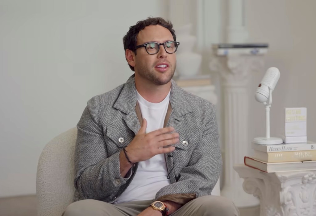 Scooter Braun during an interview.