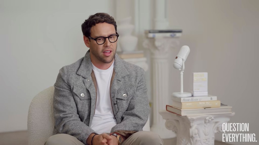 Scooter Braun during an interview.