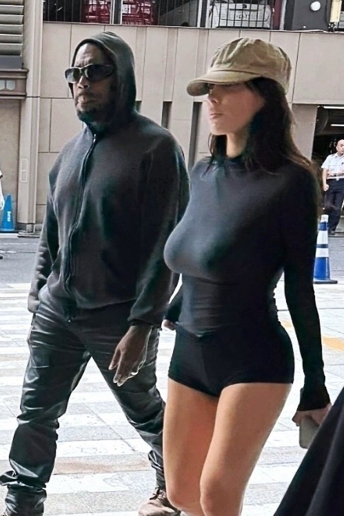 Kanye West and Bianca Censori are spotted browsing through make up stores in Tokyo.