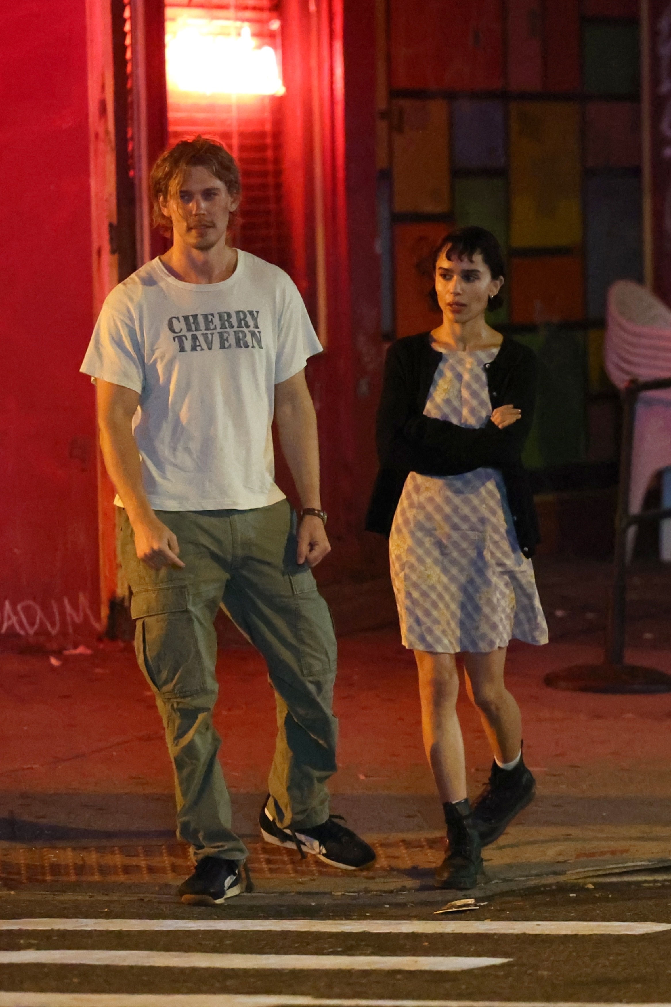 Austin Butler and Zoe Kravitz