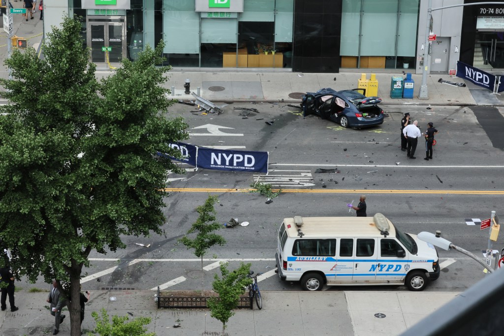 Video showed how the deadly crash played out. 