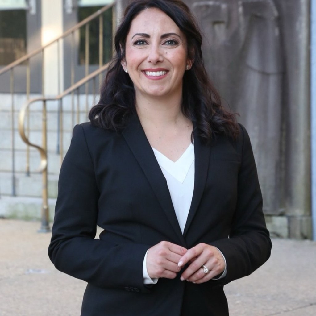 Portrait of Nicole Aloise, candidate for Nassau County District Attorney.