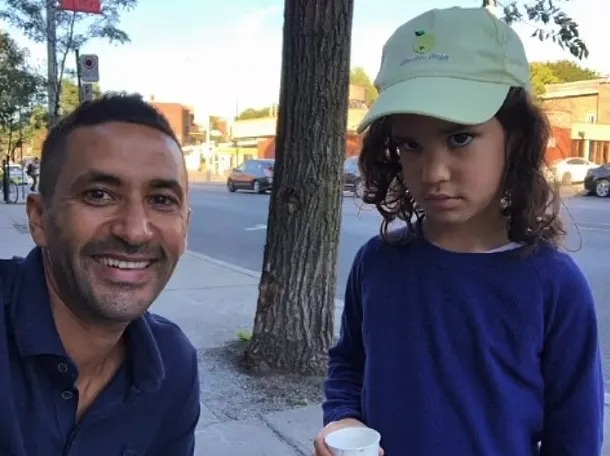 Photo of Luciano Frattolin and his daughter Melina Frattolin.