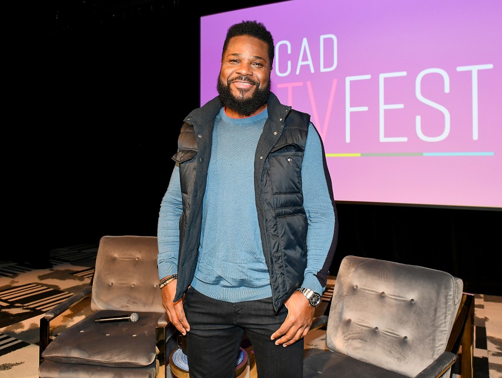 Malcolm-Jamal Warner attends SCAD aTVfest 2020 - In Conversation With Malcolm-Jamal Warner on February 29, 2020 in Atlanta, Georgia. 
