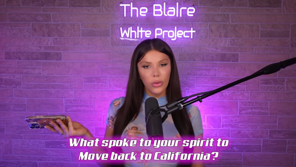 Conservative influencer Blaire White