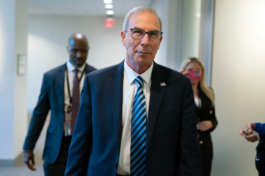 U.S. Attorney David Weiss testifying before the House Judiciary Committee.