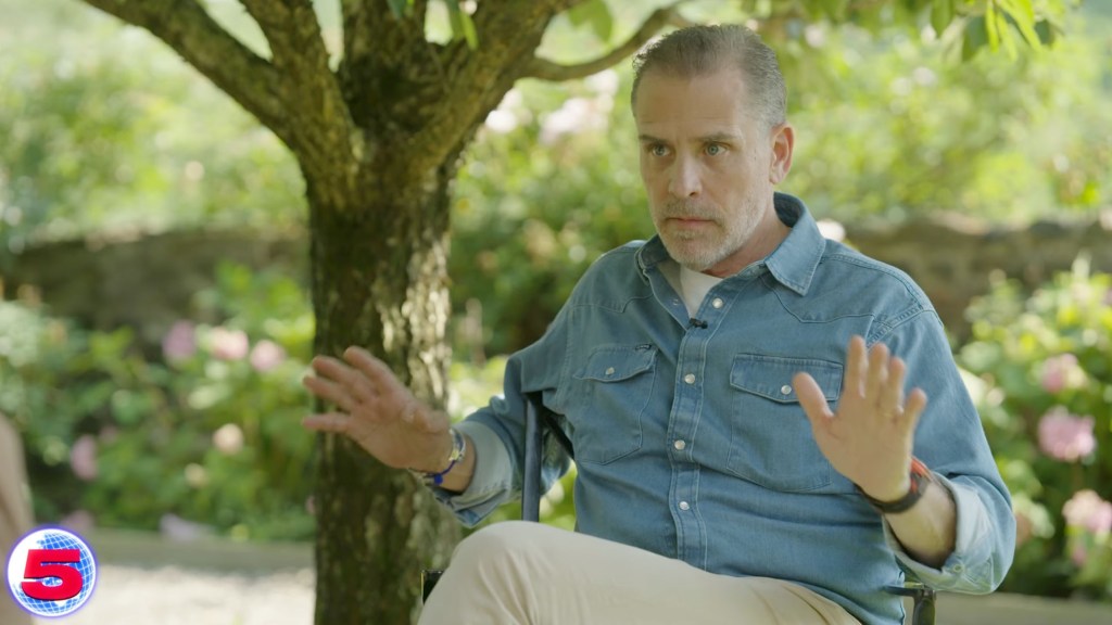 Hunter Biden in an interview.