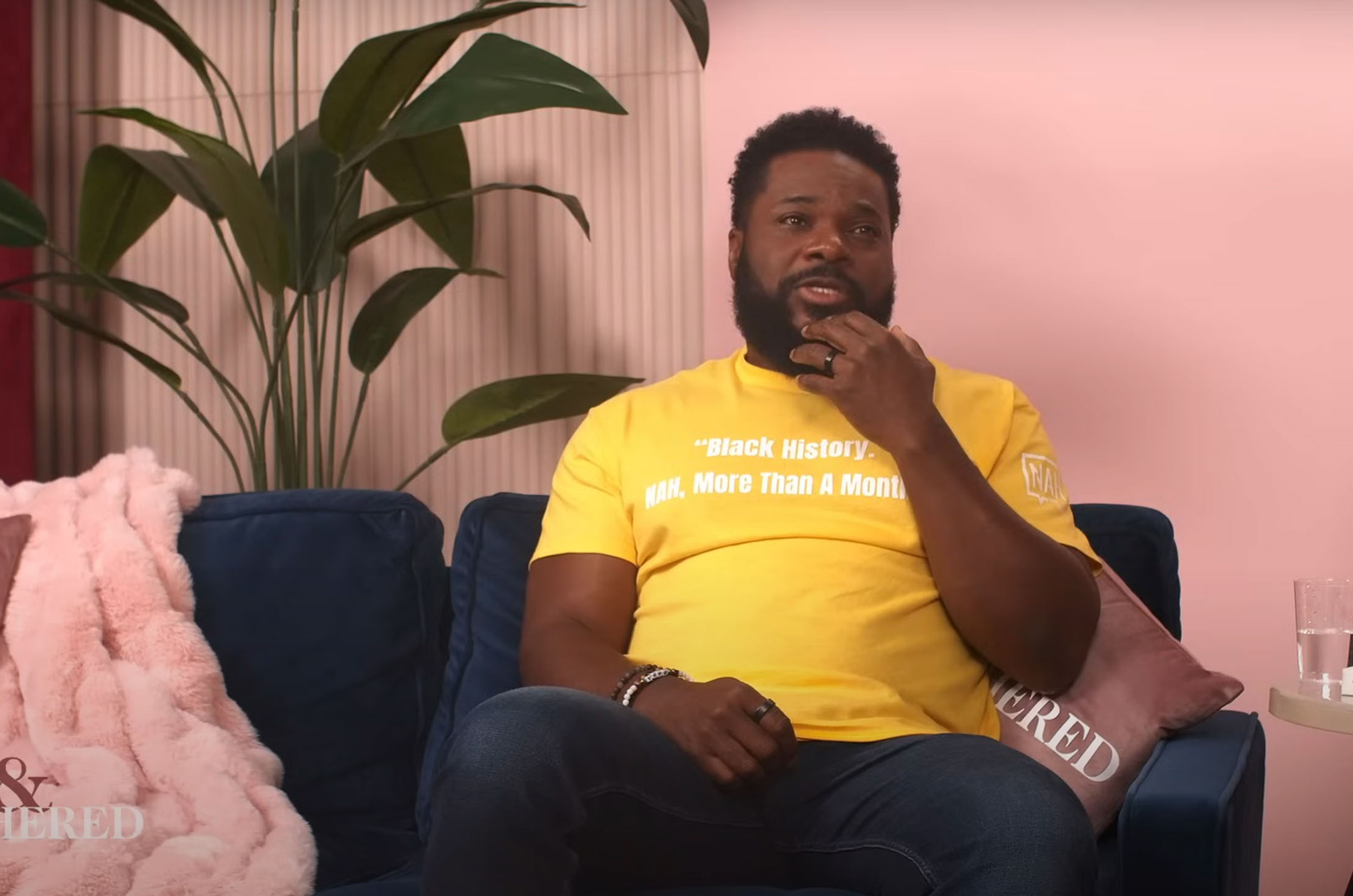 Malcolm-Jamal Warner during an interview