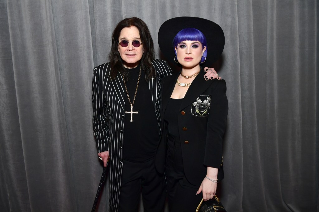 Ozzy Osbourne and Kelly Osbourne attend the 62nd Annual GRAMMY Awards at STAPLES Center on January 26, 2020 in Los Angeles, Calif
