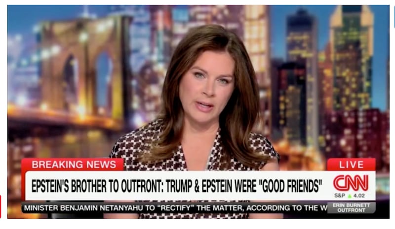 Erin Burnett interviews Mark Epstein on CNN.