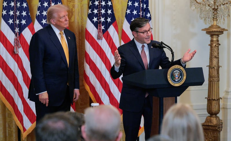 It appears House Speaker Mike Johnson has been dethroned as the