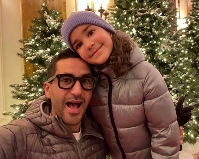 Melina Frattolin and her alleged killer father Luciano Frattolin before her death in New York.