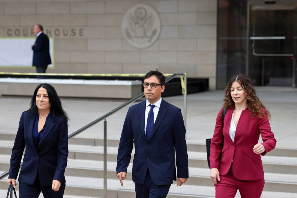 Dr. Salvador Plasencia leaves federal court after pleading guilty to four counts of distributing ketamine to actor Matthew Perry before his death, in Los Angeles, California, U.S., July 23, 2025. 