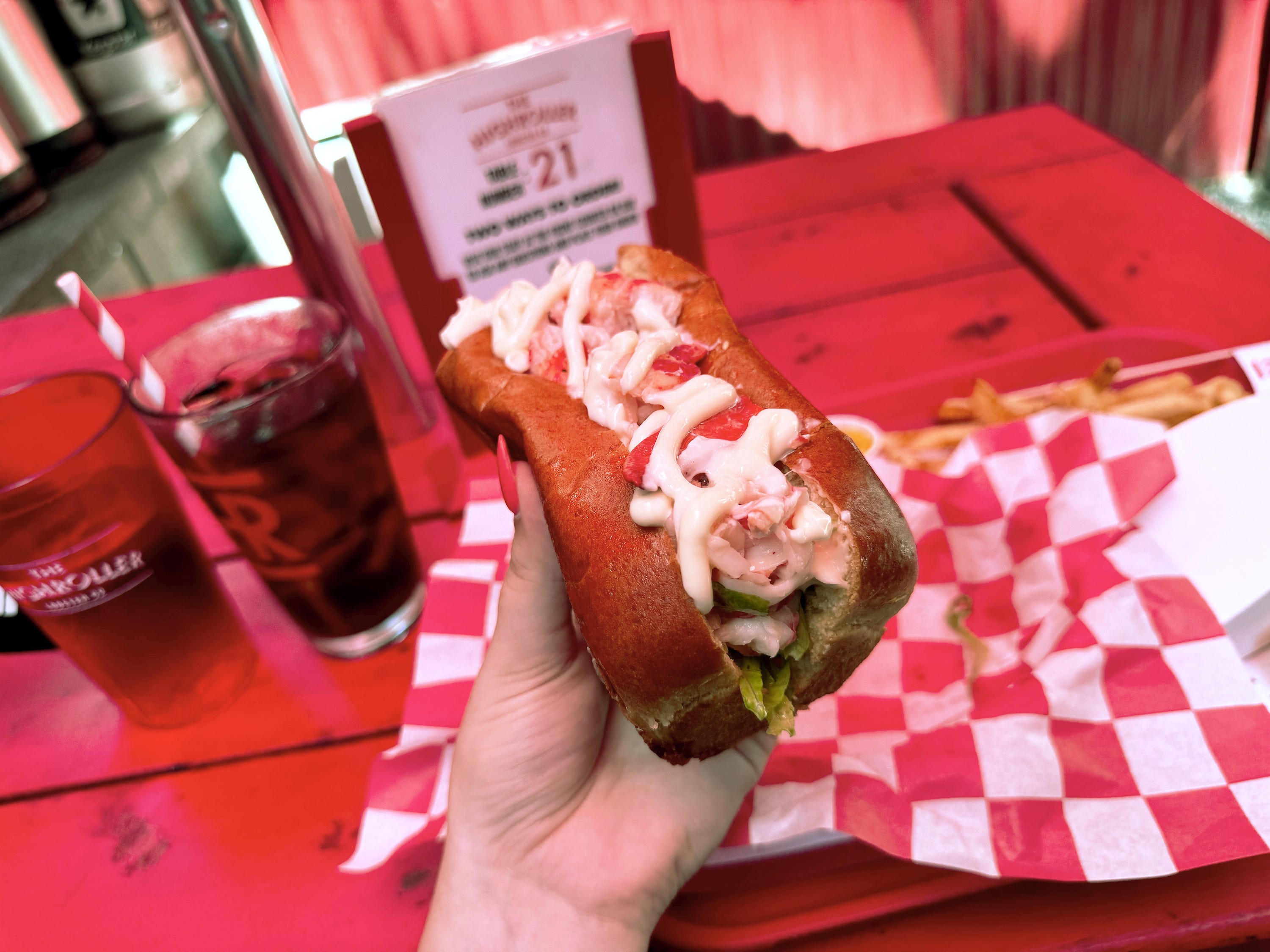 The Highroller Lobster Co. lobster roll