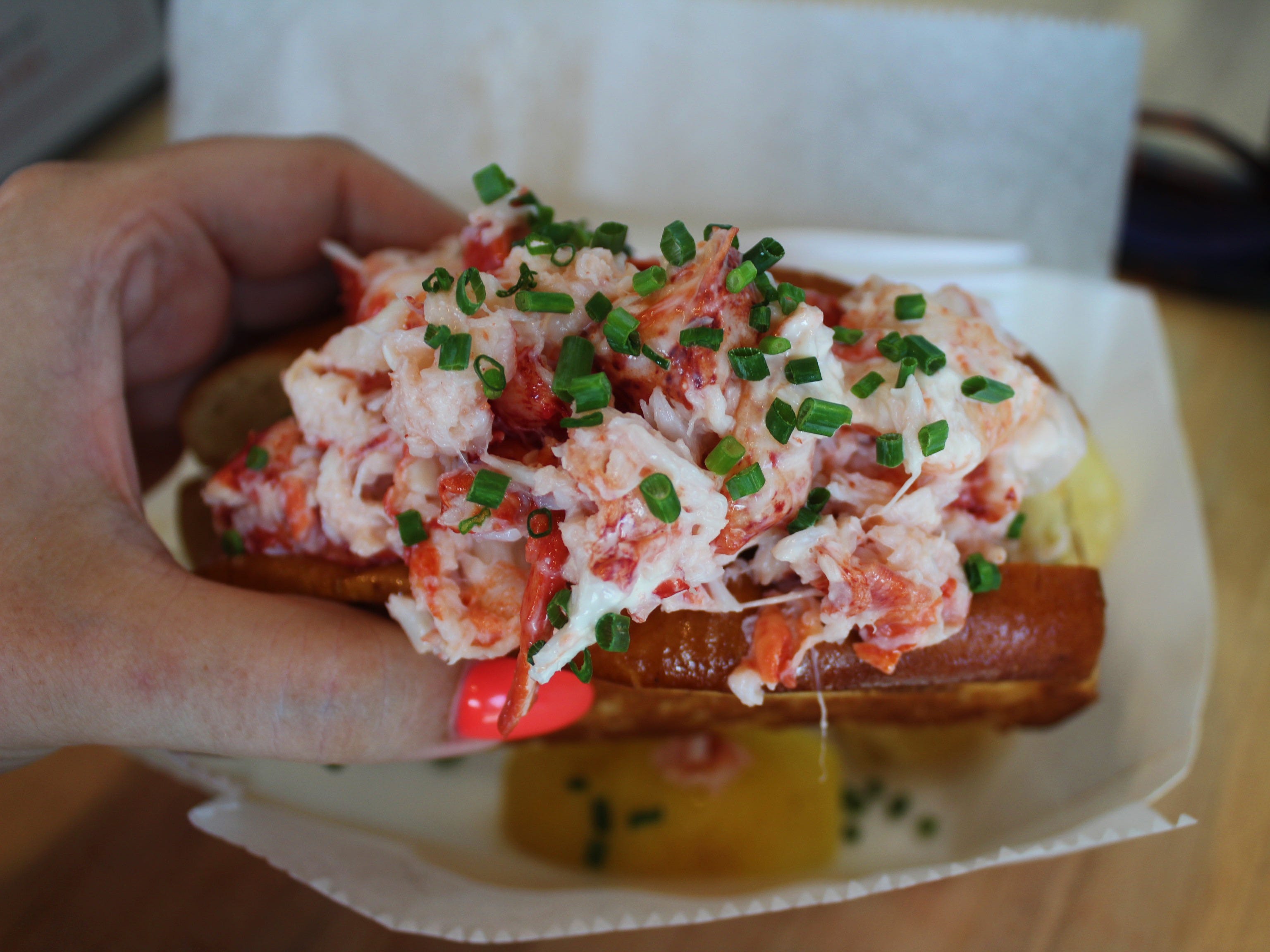 Bite Into Maine lobster roll