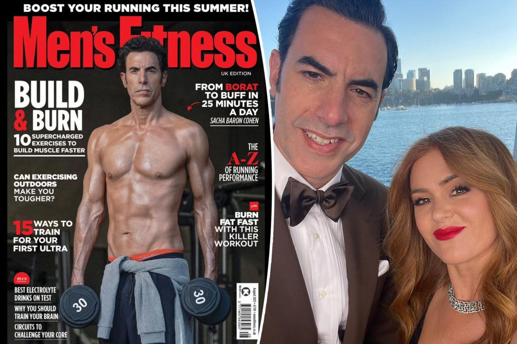 Sacha Baron Cohen debuts ripped — and hairless — physique after Isla Fisher divorce: ‘This is not AI’