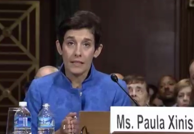 Judge Paula Xinis testifying.