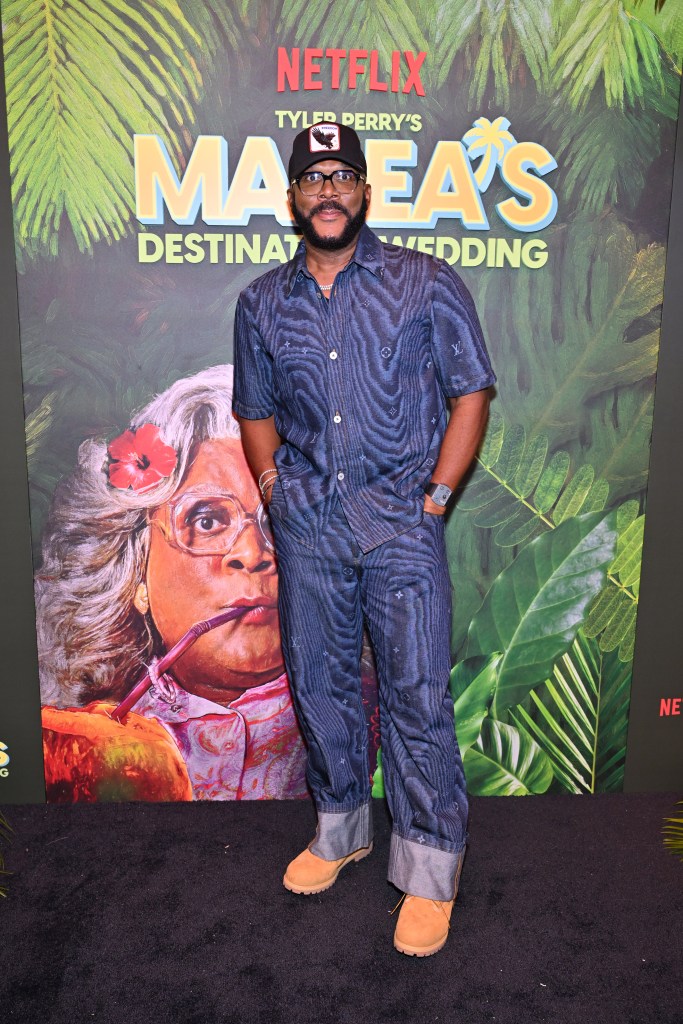 Tyler Perry at the premiere of 