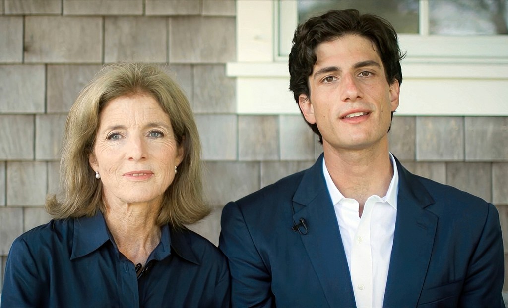 Caroline Kennedy and her son Jack Schlossberg.