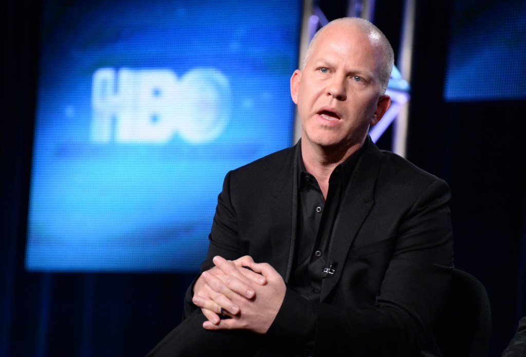 Ryan Murphy sitting down and talking.
