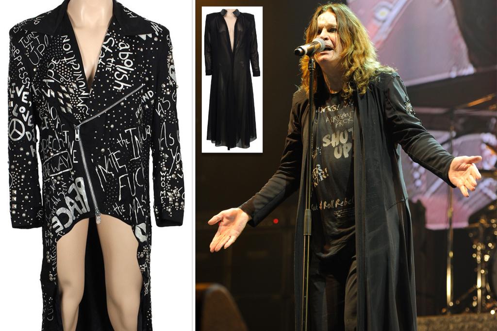 Ozzy Osbourne memorabilia — including custom outfits worn on stage — goes up for auction just 1 day after legend’s death