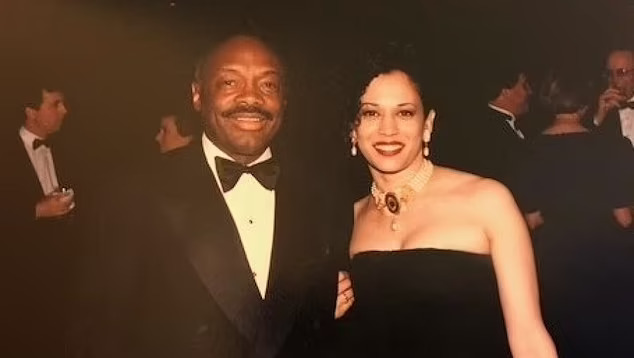 Kamala Harris and Willie Brown at an event.