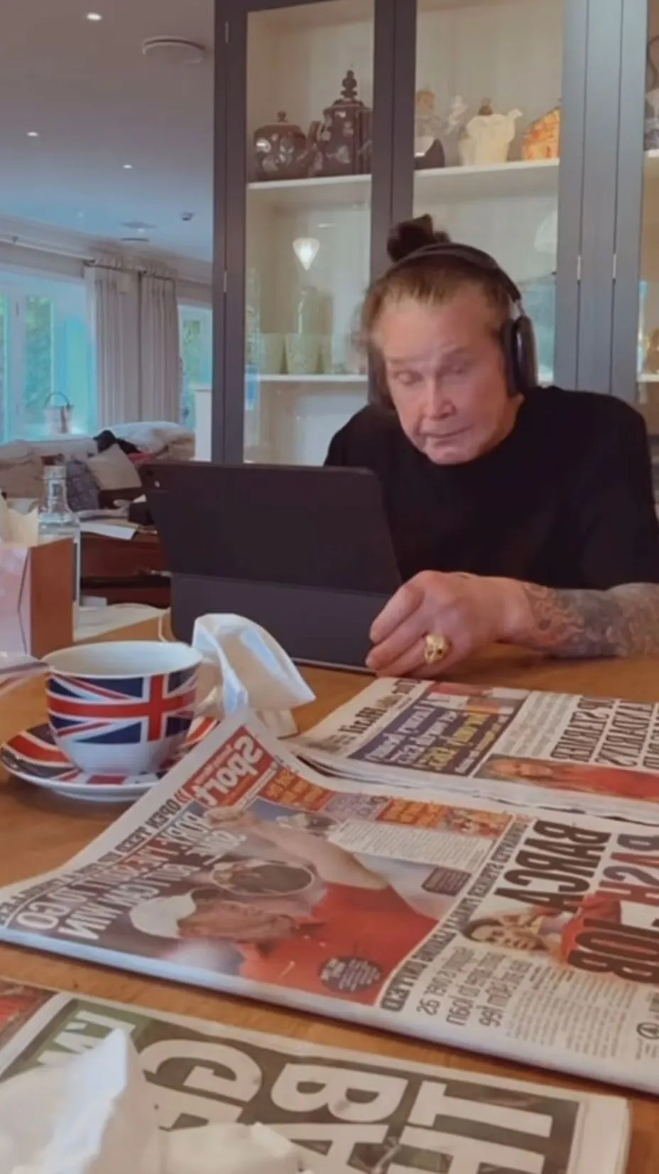 Ozzy Osbourne on video