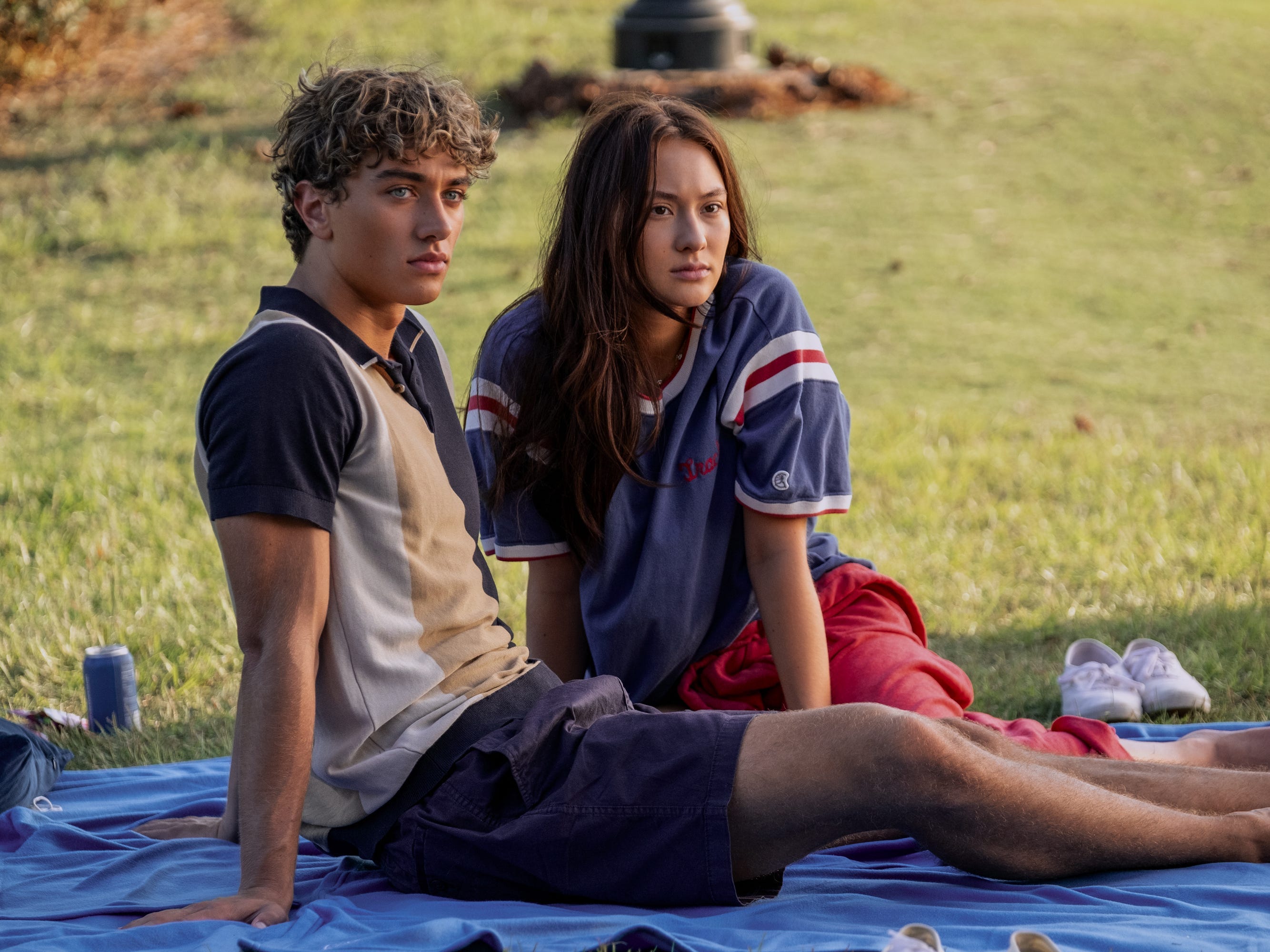 Gavin Casalegno and Lola Tung in "The Summer I Turned Pretty."