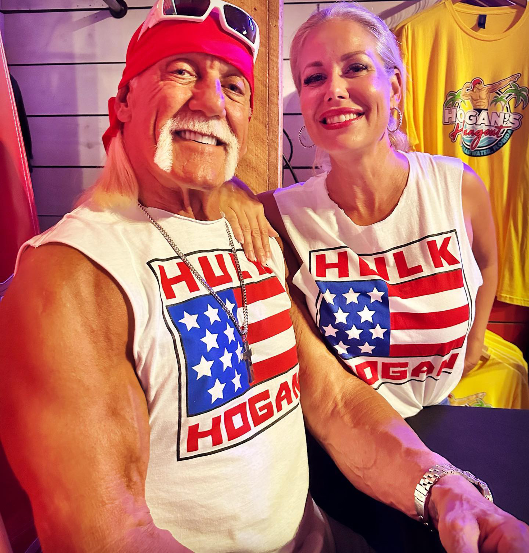 Hulk Hogan and his wife, Sky Daily