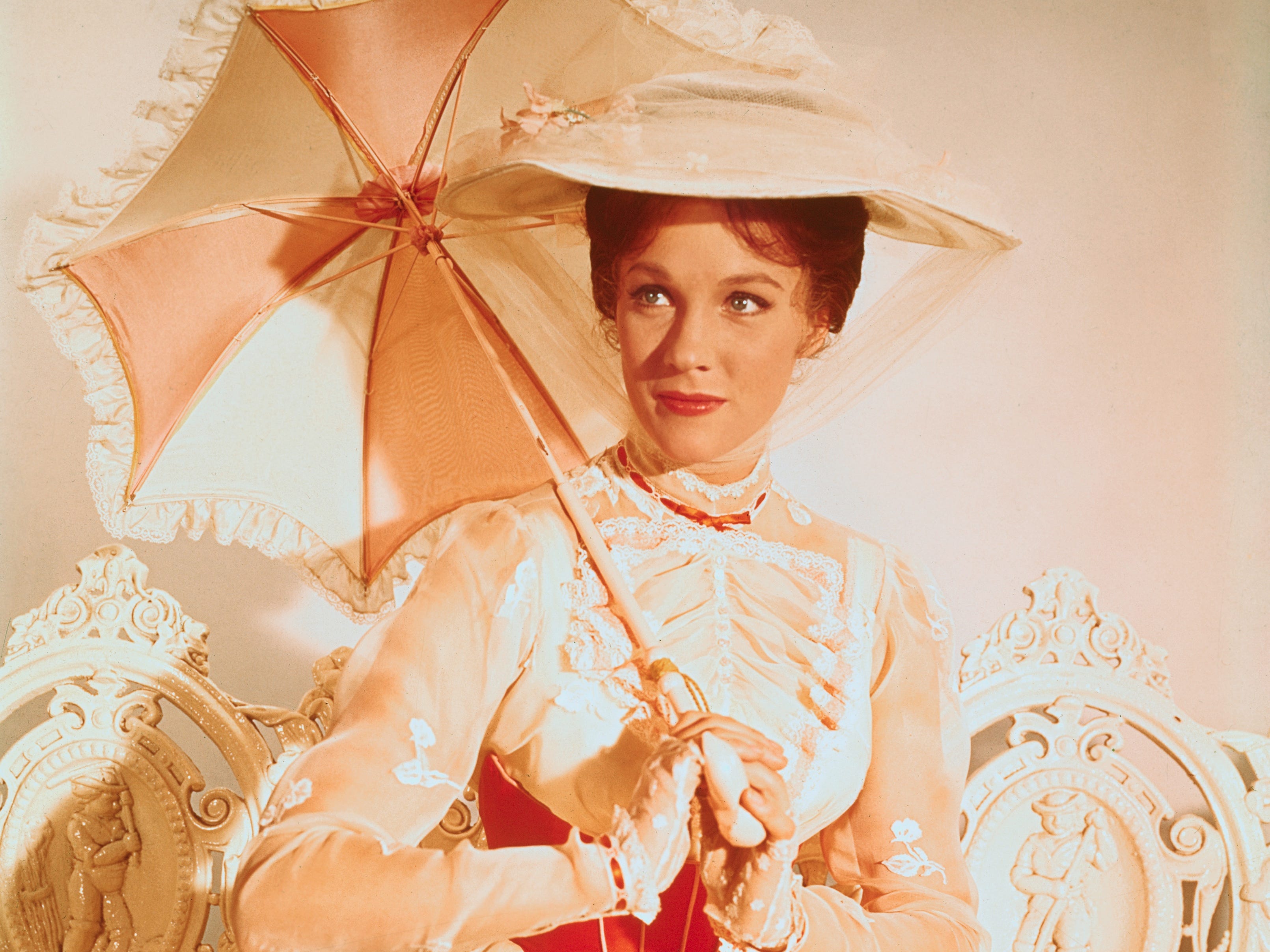 Julie Andrews as Mary Poppins.