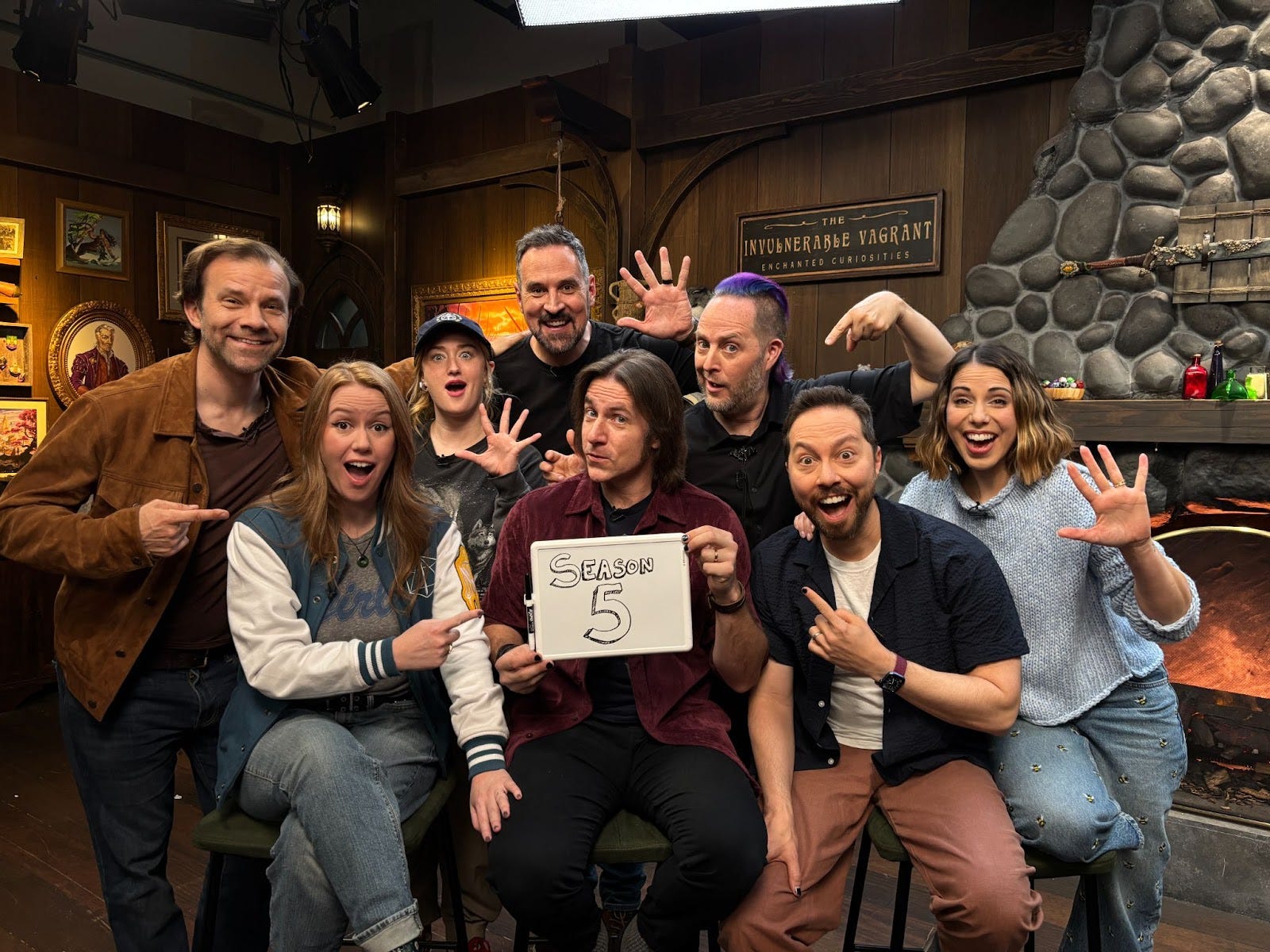 The Critical Role team in their LA studio.