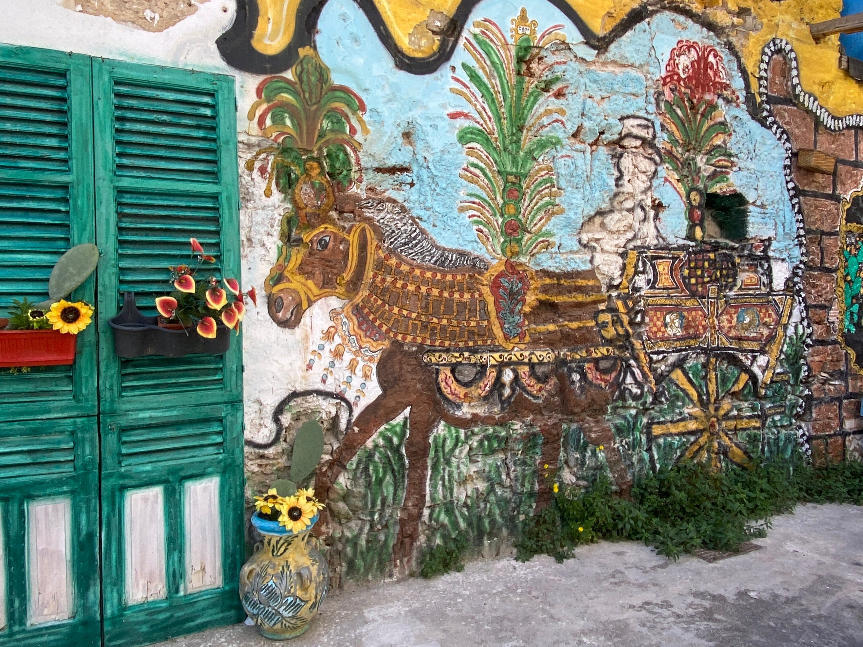 A mural in Palemro, Italy.