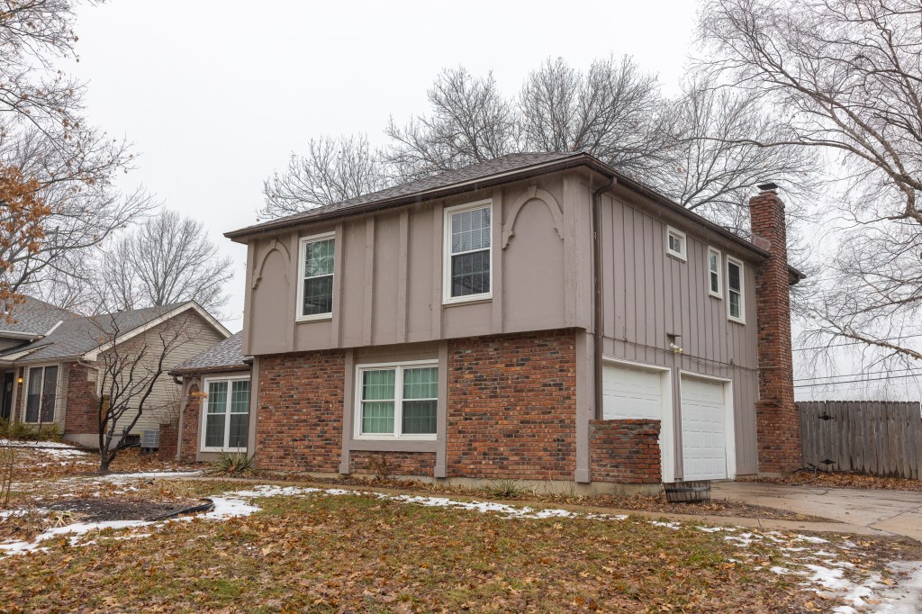 The home where the three bodies were discovered in Kansas City, Missouri on Jan. 9, 2024.