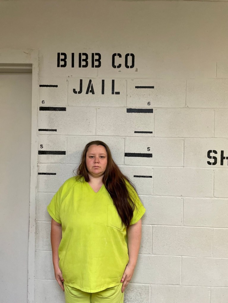 Mugshot of Rebecca Brewer at Bibb County Jail.
