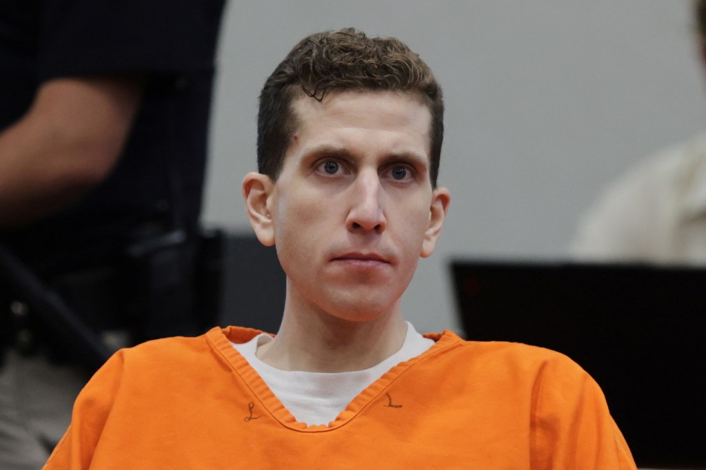 Bryan Kohberger at his sentencing hearing.